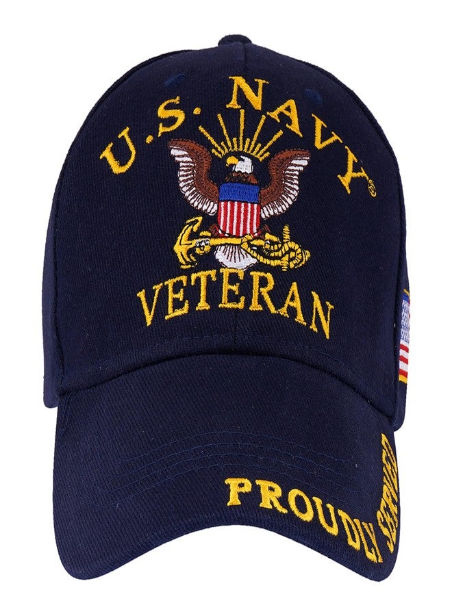 Trendy Zone 21 US Navy Veteran Hat for Men and Women, Officially Licensed Product | United States Navy (USN) | Ideal for Gifting | Navy Blue - Image 2